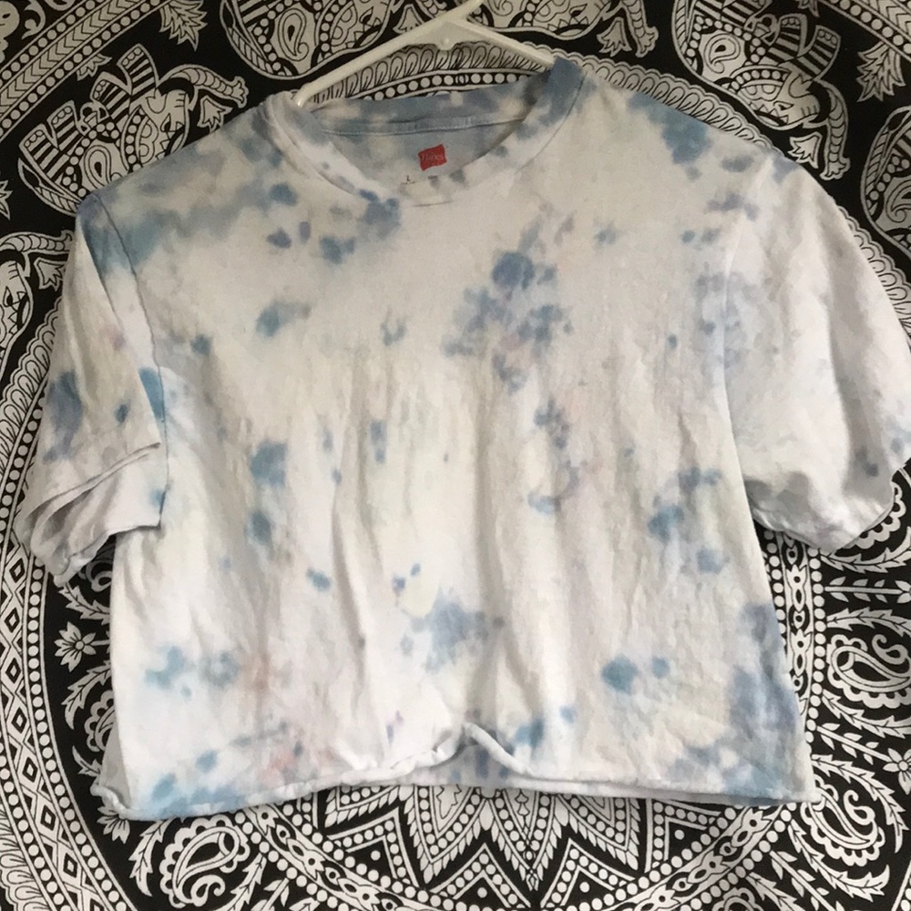 tie die crop top